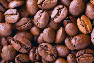 Coffee beans background