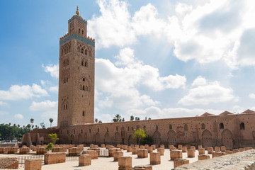 Obraz premium Koutoubia Moschee, Marrakesch, Marokko