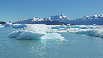 Gletschersee, Lago Argentino, NP Los Glaciares, Argentinien