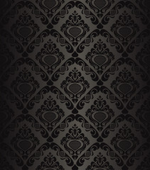 Seamless charcoal wallpaper - style retro