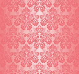 Seamless pink  wallpaper - pattern with roses.