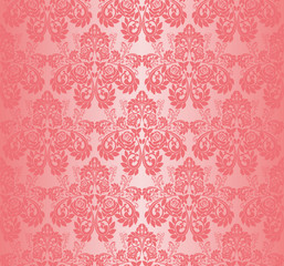 Seamless pink  wallpaper - pattern with roses.