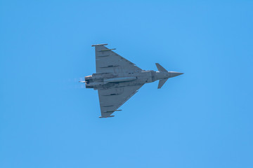 Fototapeta na wymiar Samolot Eurofighter Typhoon C-16