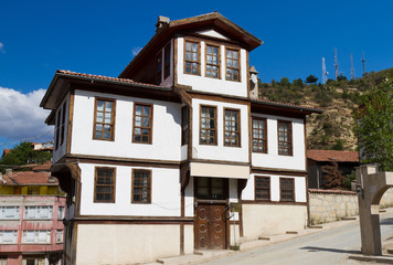 Fototapeta na wymiar Traditional Ottoman House from Kastamonu, Turkey