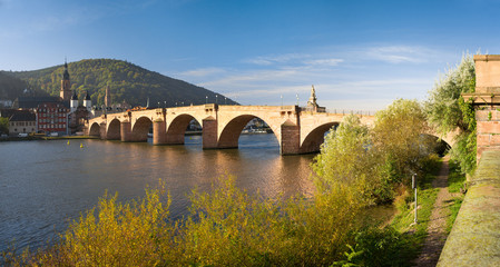 Fototapeta na wymiar Na rzece Neckar