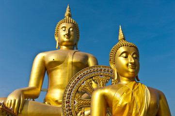 image of color gold Buddha