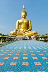 image of color gold Buddha