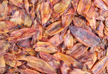 Squid drying