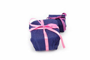 Gift pack on a white background.