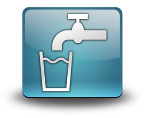 Light Blue 3D Effect Icon 