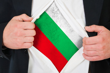 The Bulgarian flag