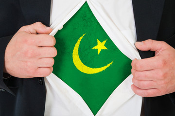 The Mauritania flag