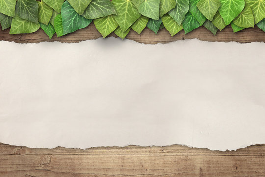 Papier auf Tafel