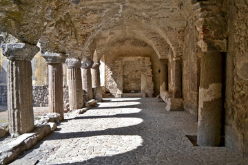 Norman cloister - Lipari, Sicily
