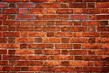 old red brick wall texture