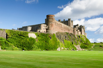 Bamburgh Castle close up