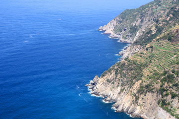 Fototapeta na wymiar Küste von Cinque Terre