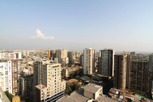 Skyline von Santiago de Chile