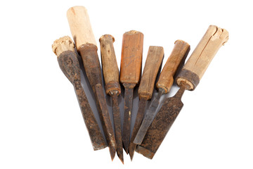 old carpenter chisels