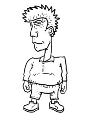 Cartoon boy