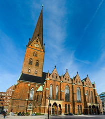 St. Petri Kirche in Hamburg, Deutschland