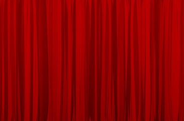 red curtain