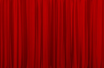 red curtain