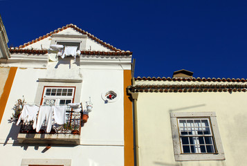 Detail of an old building at Lisbon, Portugal