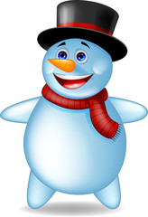 Snowman cartoon