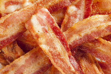 Cooked Greasy Bacon
