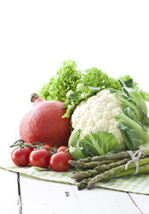 Fresh farmers market vegetables