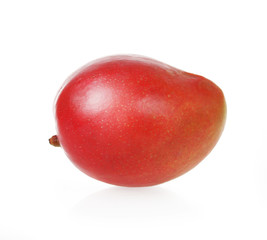 red mango isolated on white background