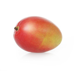 red mango isolated on white background