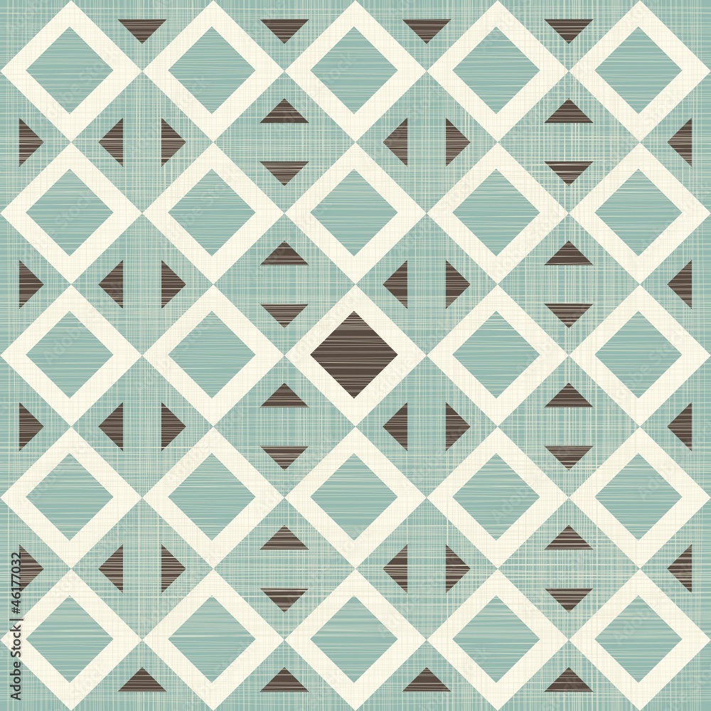Poster seamless geometric pattern fabric texture