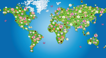 flowers world