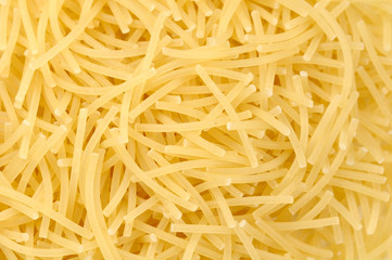 Short Cut Vermicelli (Fideo) Pasta Close-Up