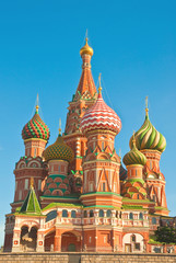 Fototapeta na wymiar St. Basil's Cathedral on Red Square, Moscow, Russia