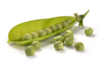 Ripe pea vegetable