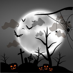 Spooky Halloween vector