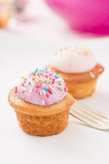 Party with cupcakes