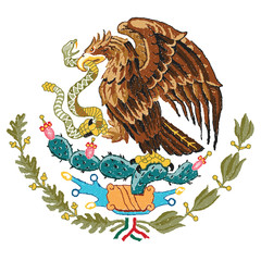 Mexico coat of arms.