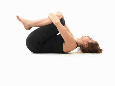 relaxing yoga pose