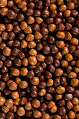 background of chocolate ball