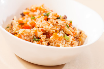 rice with vegetables