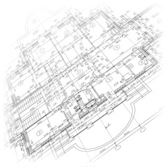 Fototapeta premium Architectural background for your business site