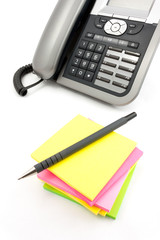 IP phone with notepad