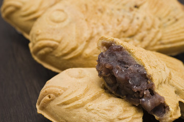 たいやきの中の粒あん