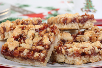 Christmas Strawberry Bars