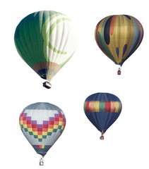 Fototapeta premium flying balloons isolated