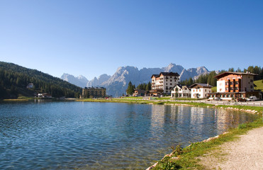 Fototapeta premium Lago di Misurina - Dolomiten - Alpen